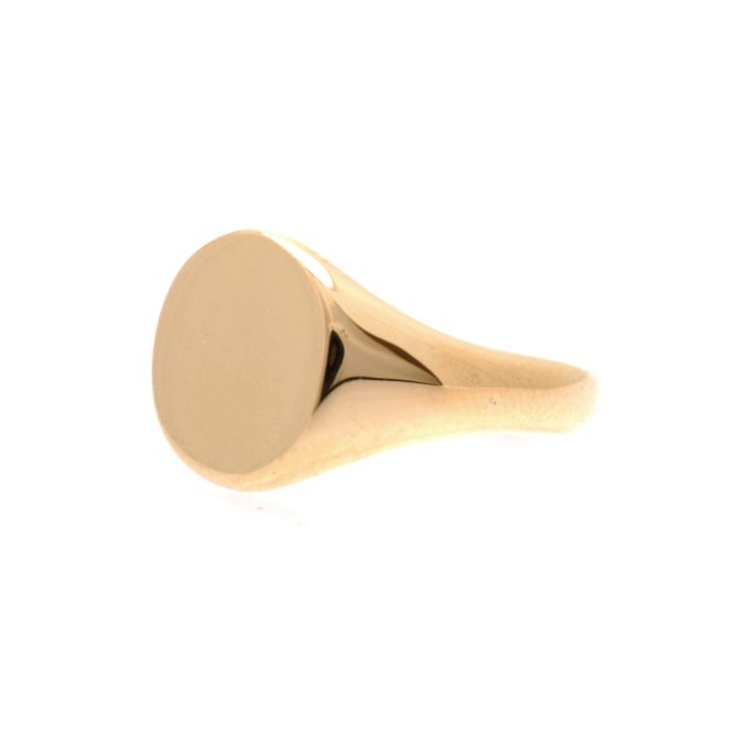 (10 x 8mm) 18ct Gold Classic Oxford Signet Ring