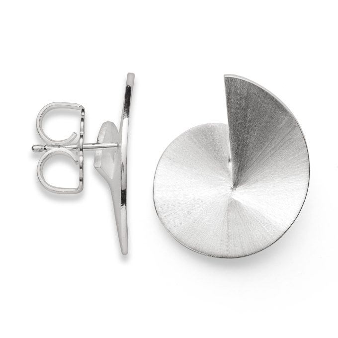 Bastian Disc Stud Earrings