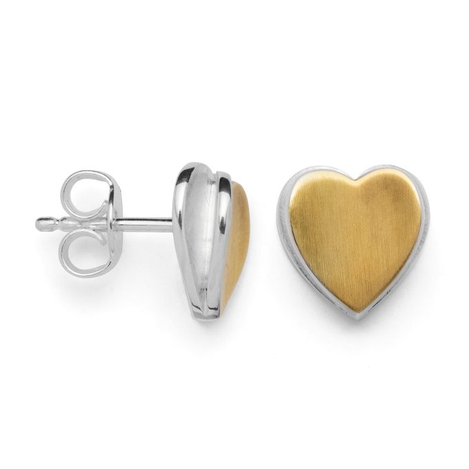 Bastian Heart Stud Earrings