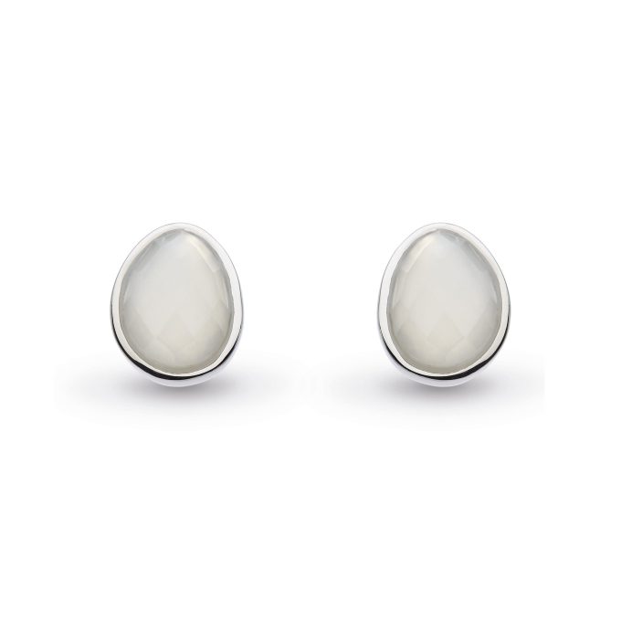 Kit Heath Large Moonstone Stud Earrings