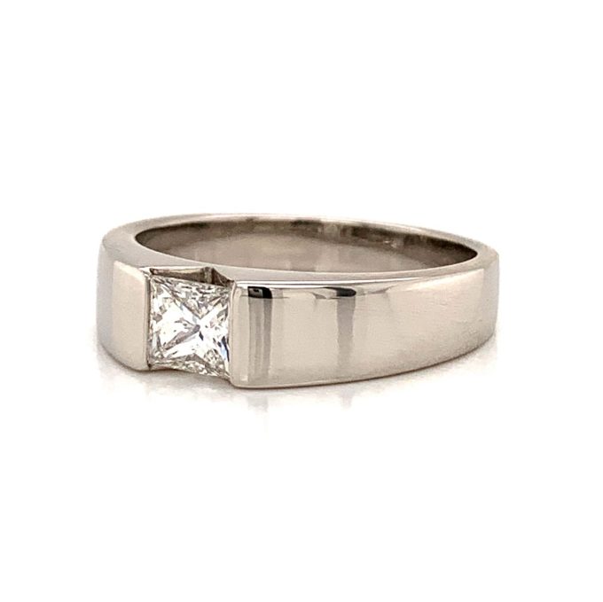 Princess Diamond Solitaire Ring