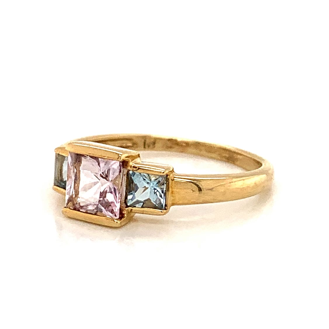 Yellow Gold Topaz Ring