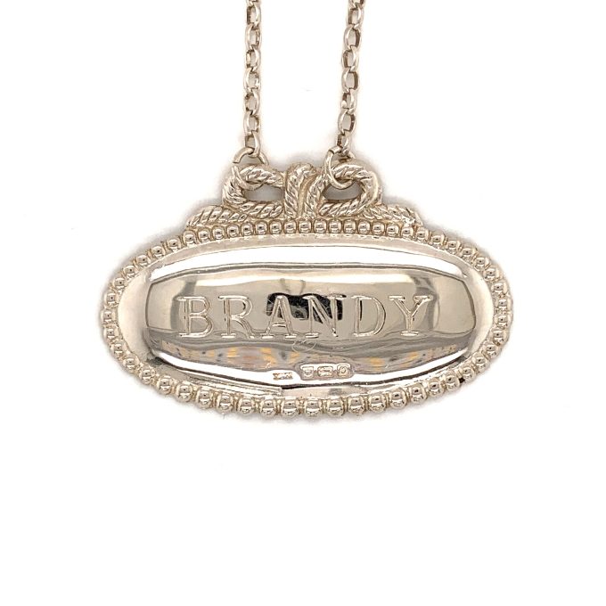 Sterling Silver Brandy Label