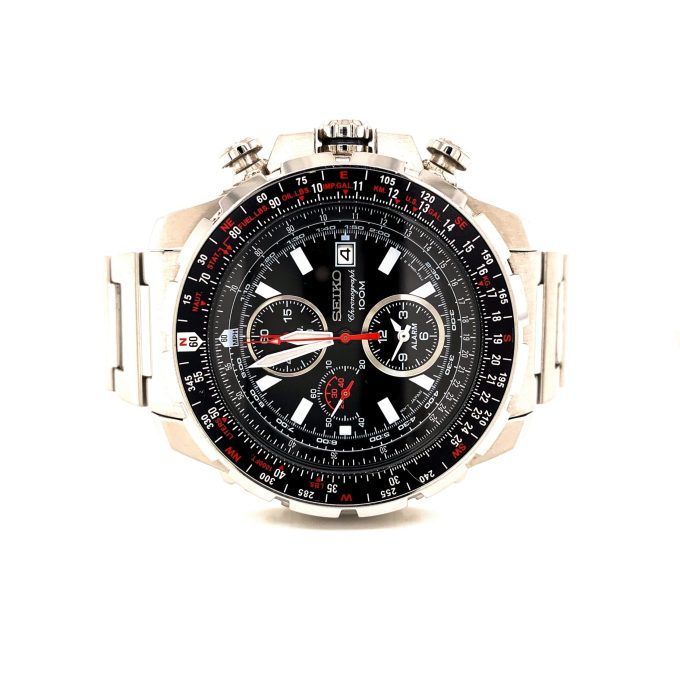 Seiko Flightmaster Chronograph Watch