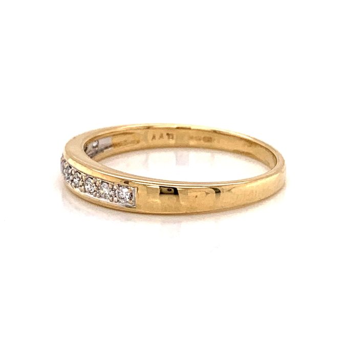 Pave Set Diamond Eternity Ring