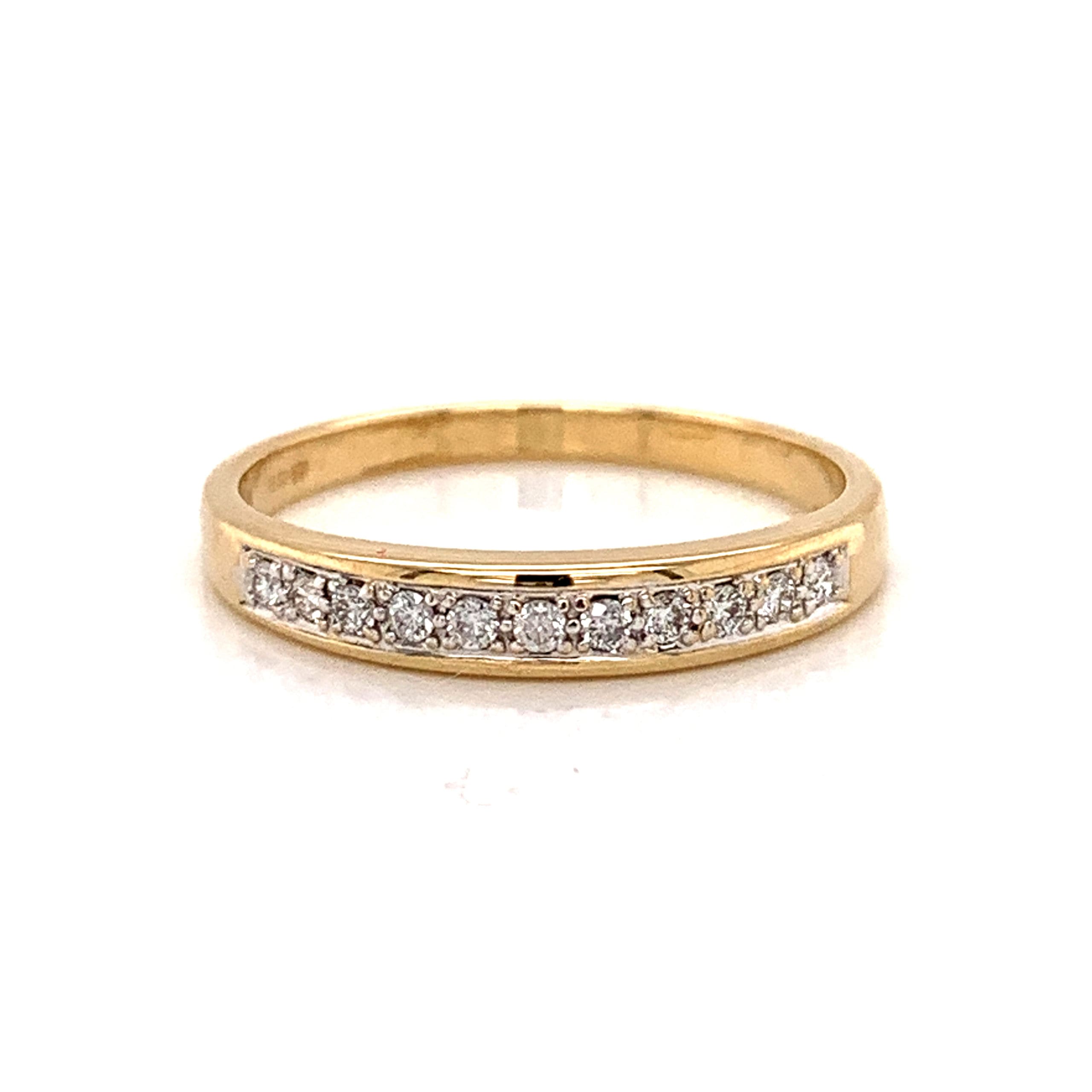 Pave Set Diamond Eternity Ring