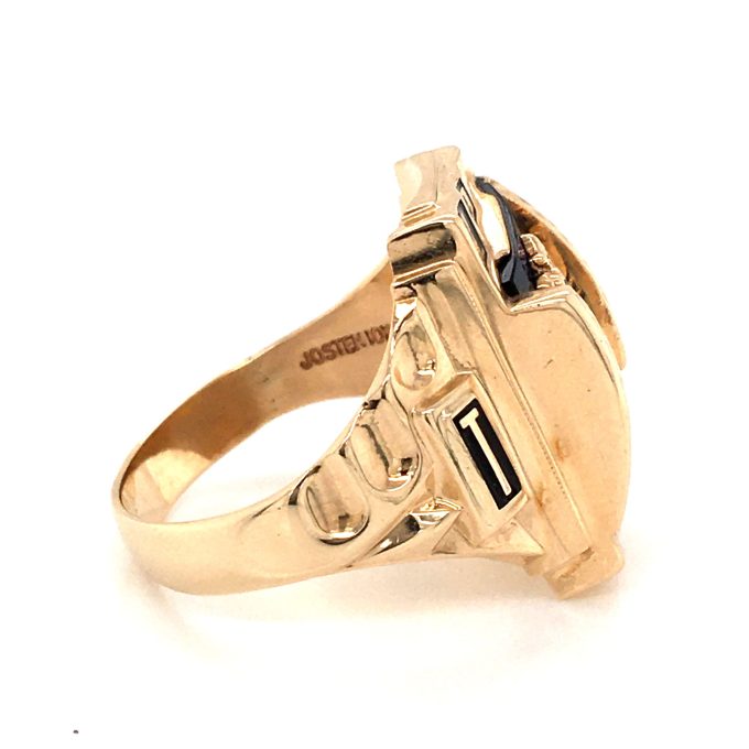 Gents 10ct Gold 1966 Graduation Ring