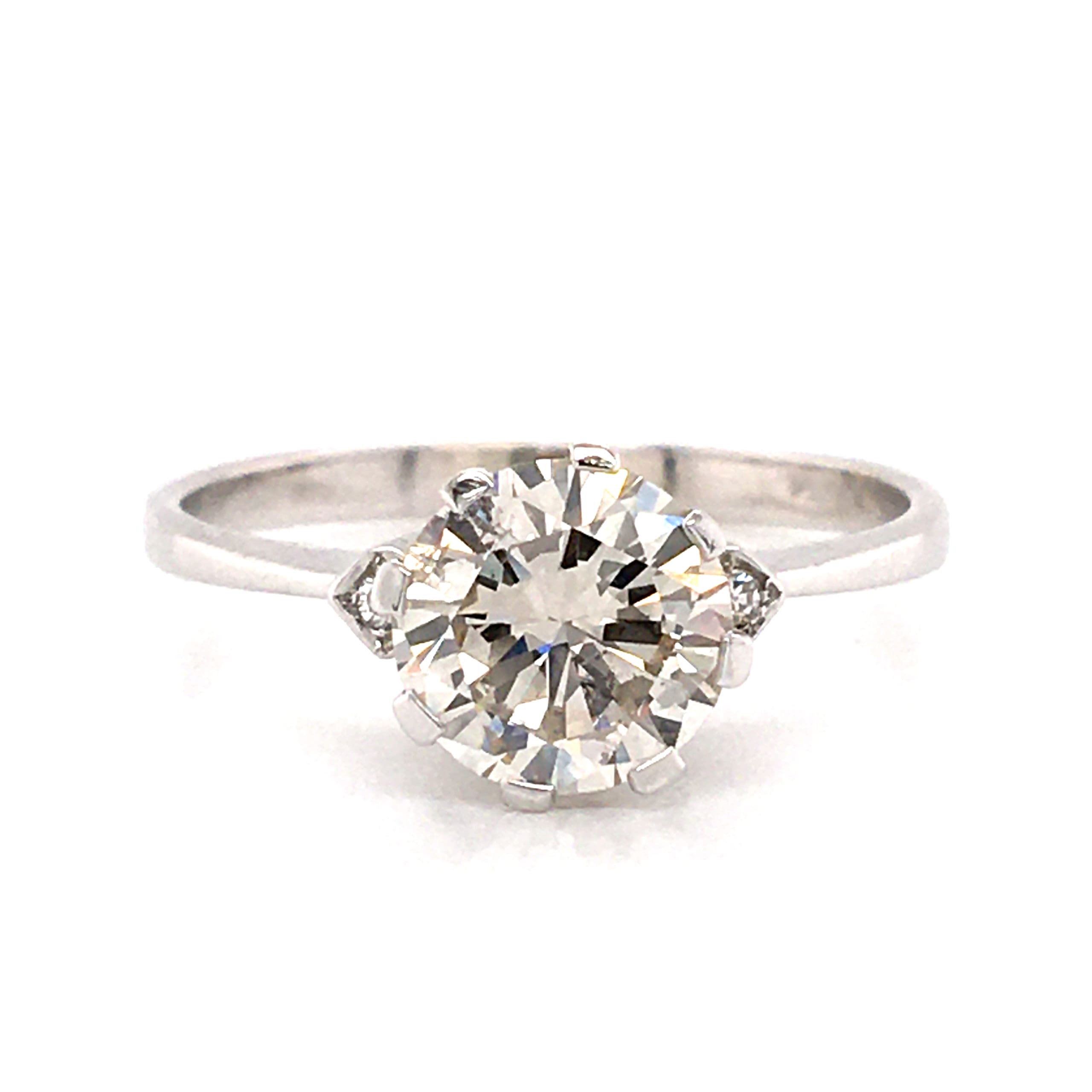 Vintage 1.29ct Diamond Solitaire Ring