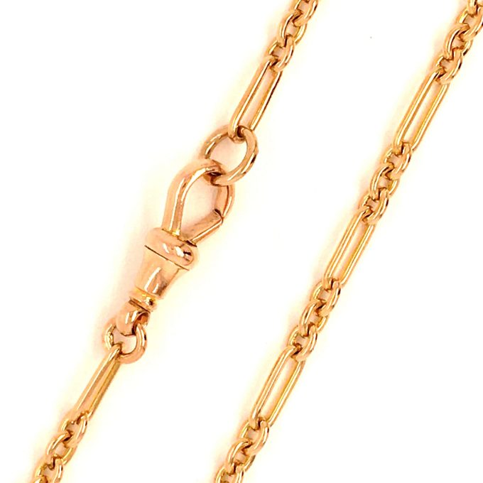 Antique Gold Locket and Chain