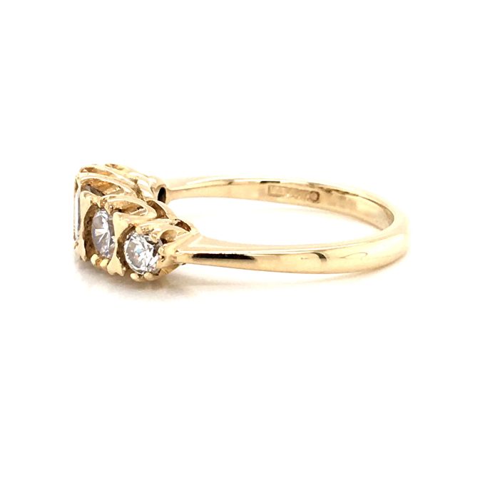 Cubic Zirconia Five Stone Ring