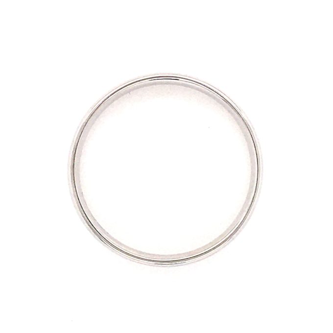 White Gold Court Band 5mm