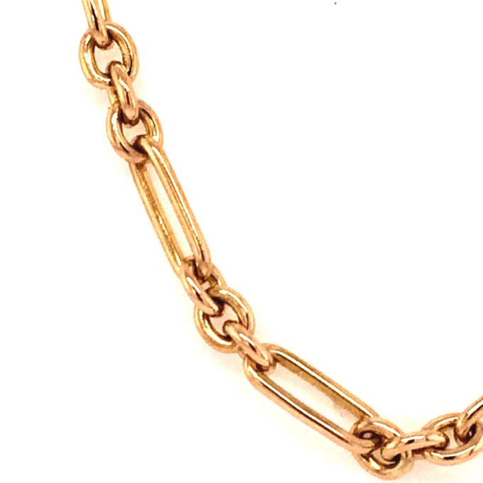 Antique 15ct Gold Fancy Link Chain