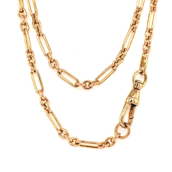 Antique 15ct Gold Fancy Link Chain