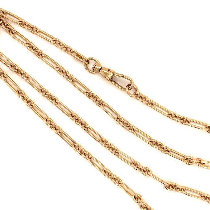 Antique 15ct Gold Fancy Link Chain
