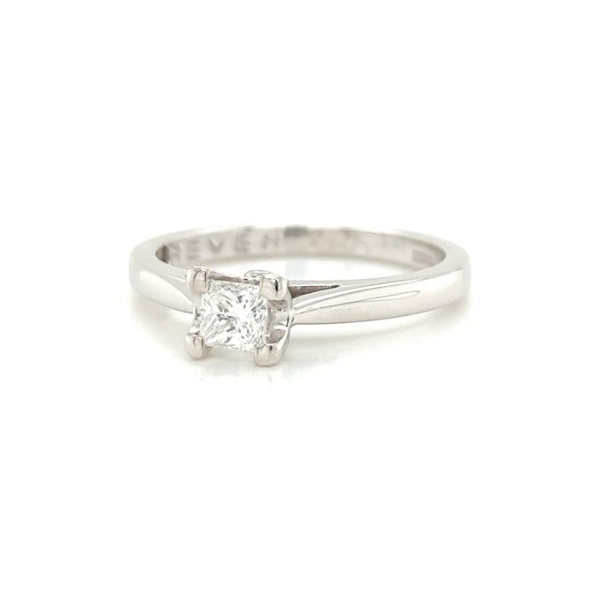 Princess Cut Diamond Solitaire Ring
