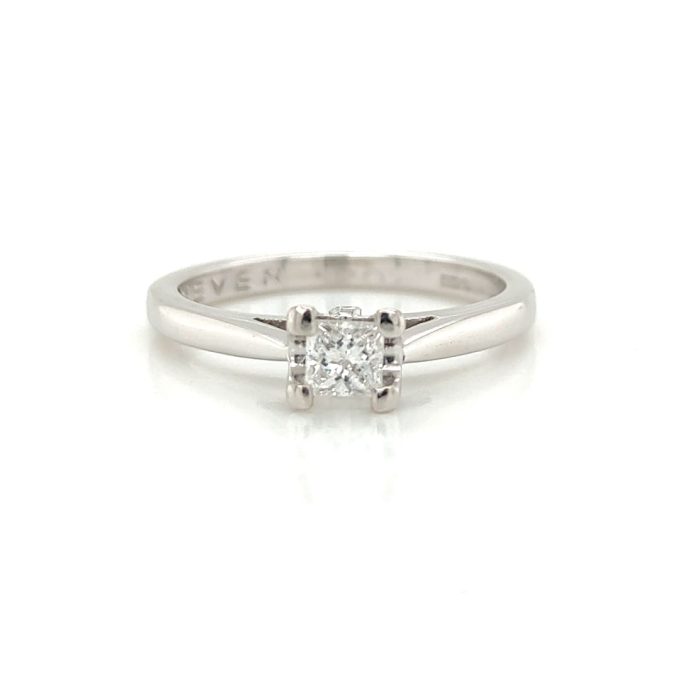Princess Cut Diamond Solitaire Ring