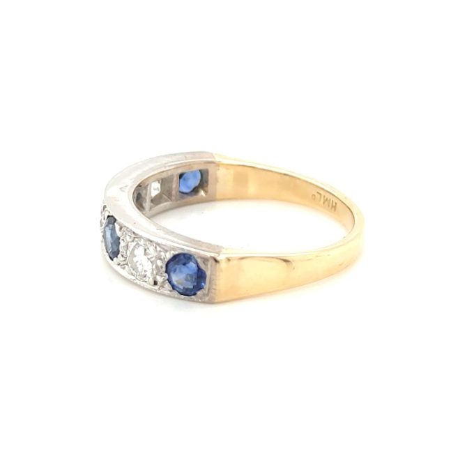 Sapphire and Diamond Eternity Ring