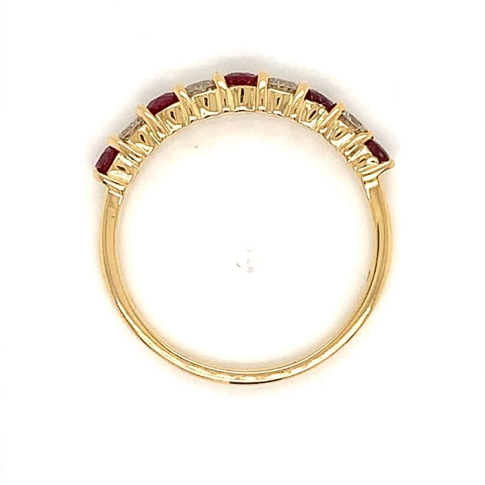 Kutchinsky Ruby and Diamond Eternity Ring