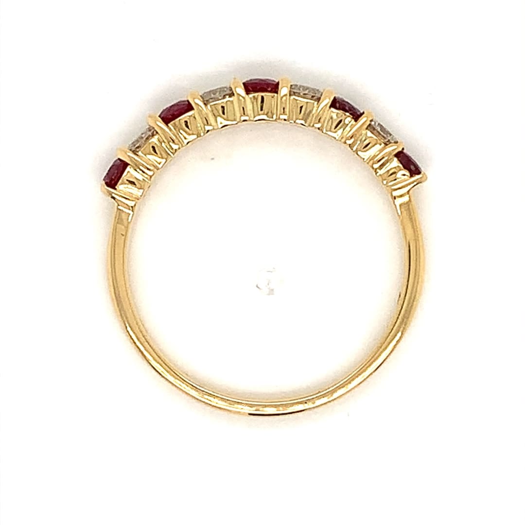 Kutchinsky Ruby and Diamond Eternity Ring