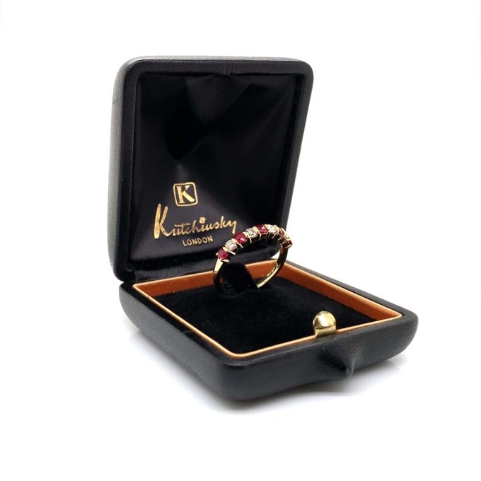 Kutchinsky Ruby and Diamond Eternity Ring