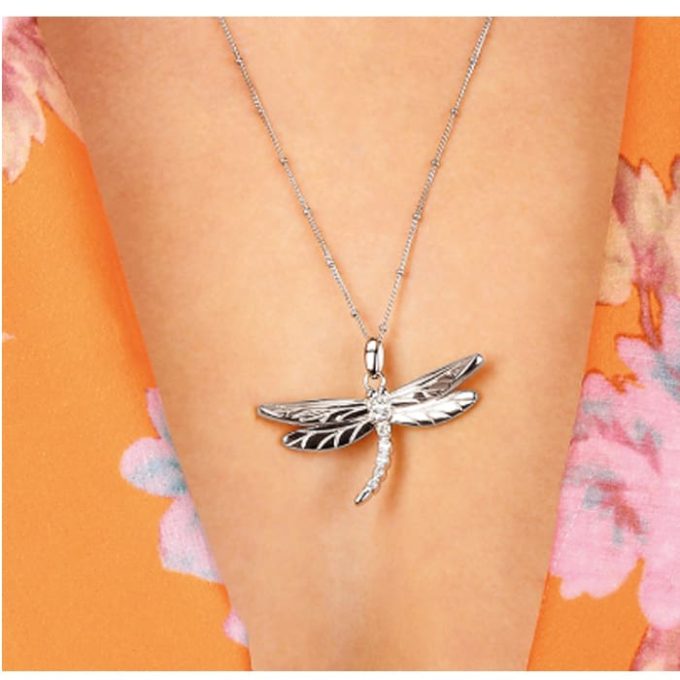 Kit Heath Large Topaz Dragonfly Necklace
