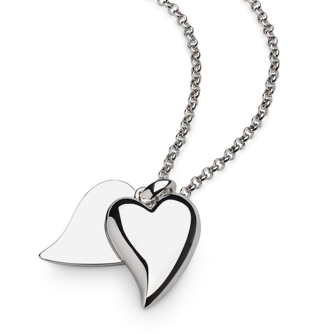 Kit Heath Large Love Duet Engraveable Necklace