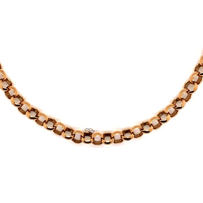 9 Carat Rose Gold Belcher Chain