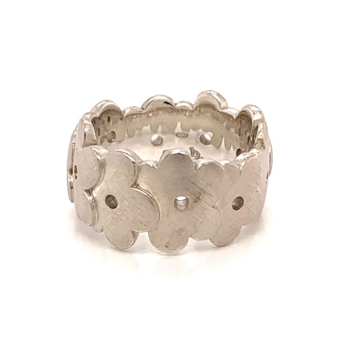 Bastian Silver Flowers Ring