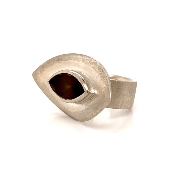 Bastian Silver Brown Topaz Ring