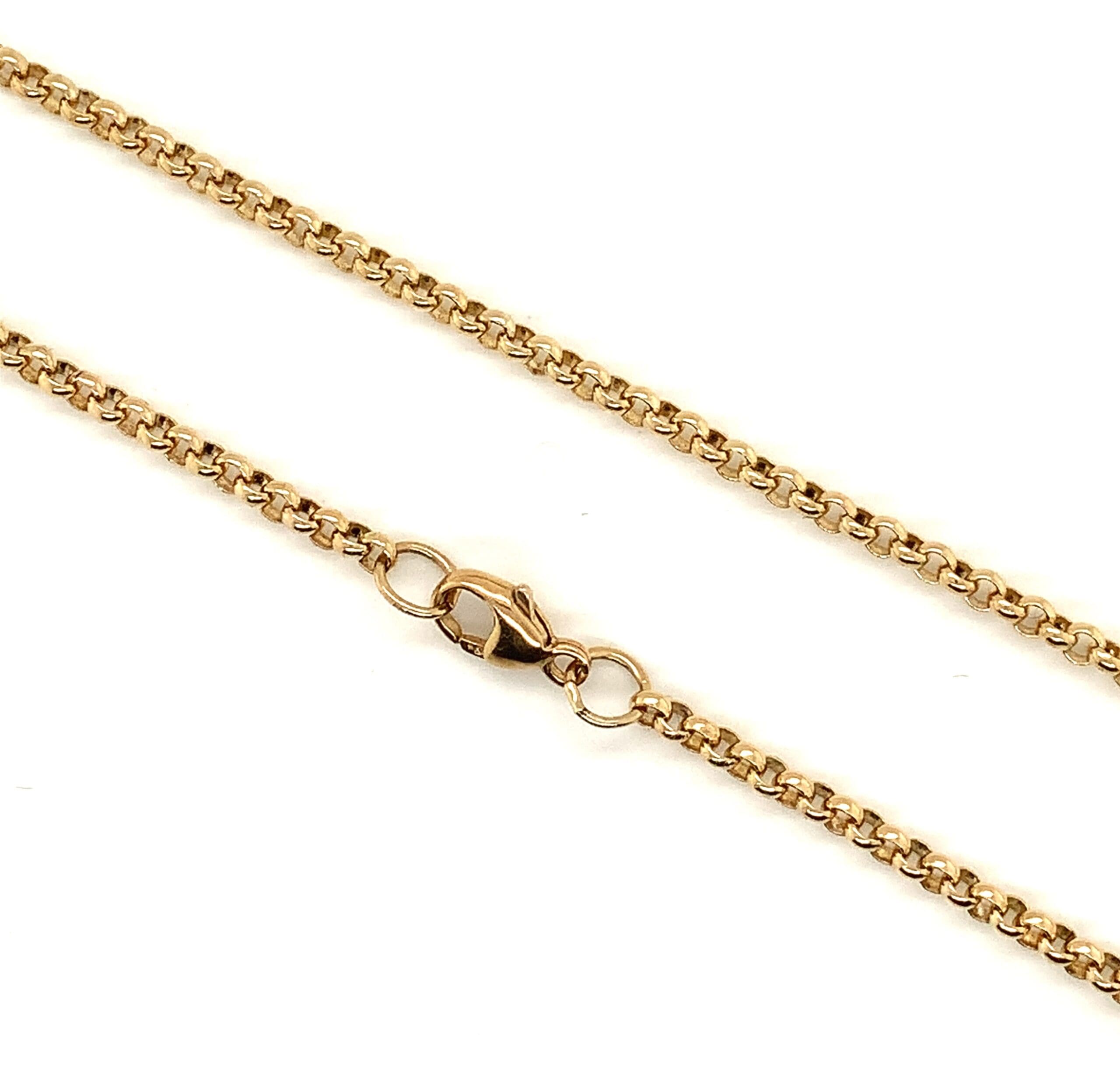 9 Carat Yellow Gold Belcher Chain