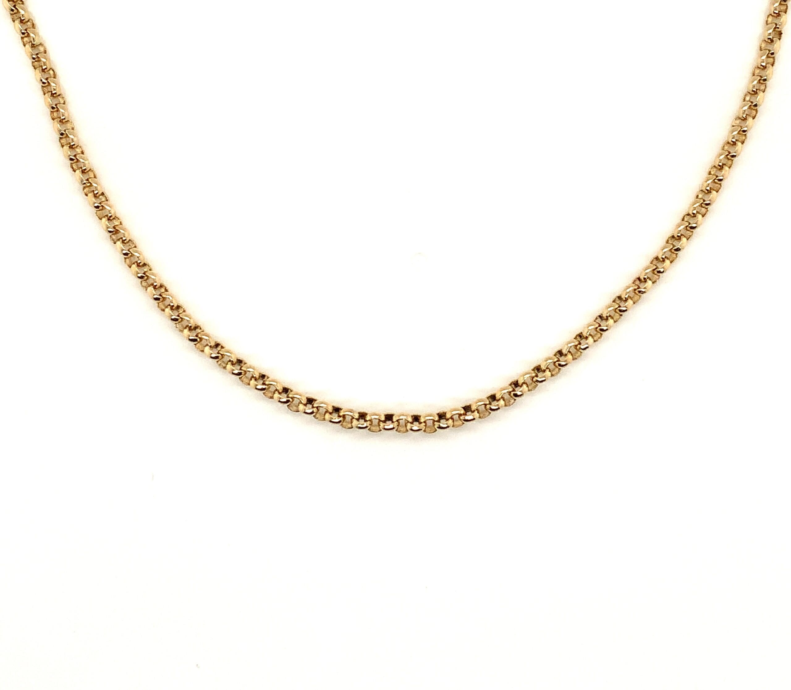 9 Carat Yellow Gold Belcher Chain