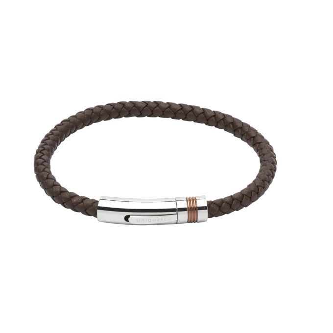 Unique Antique Brown Leather Bracelet
