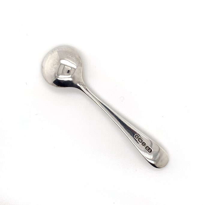 Antique Silver Mustard Spoon