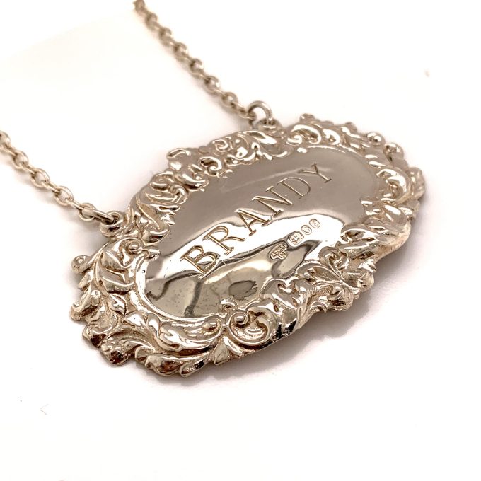 Sterling Silver Brandy Label