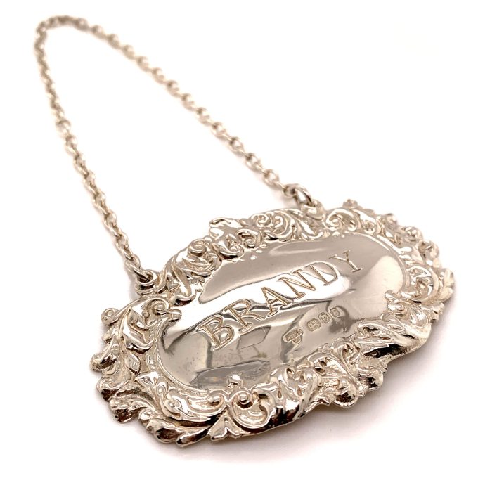 Sterling Silver Brandy Label