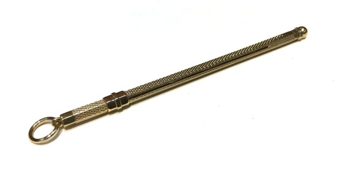 9 Carat Gold Champagne Stirrer