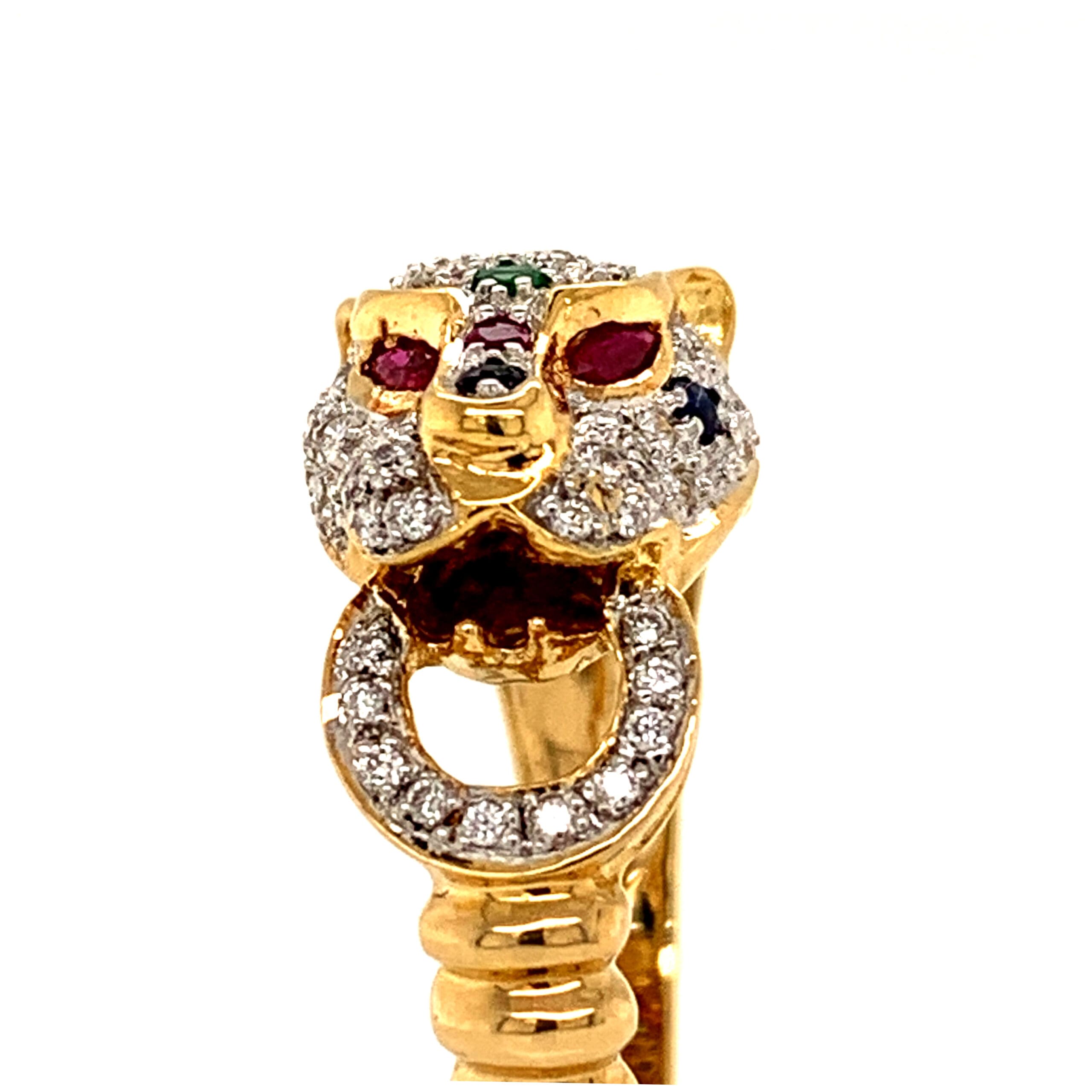 Cartier Style 18ct Gold Leopard Ring