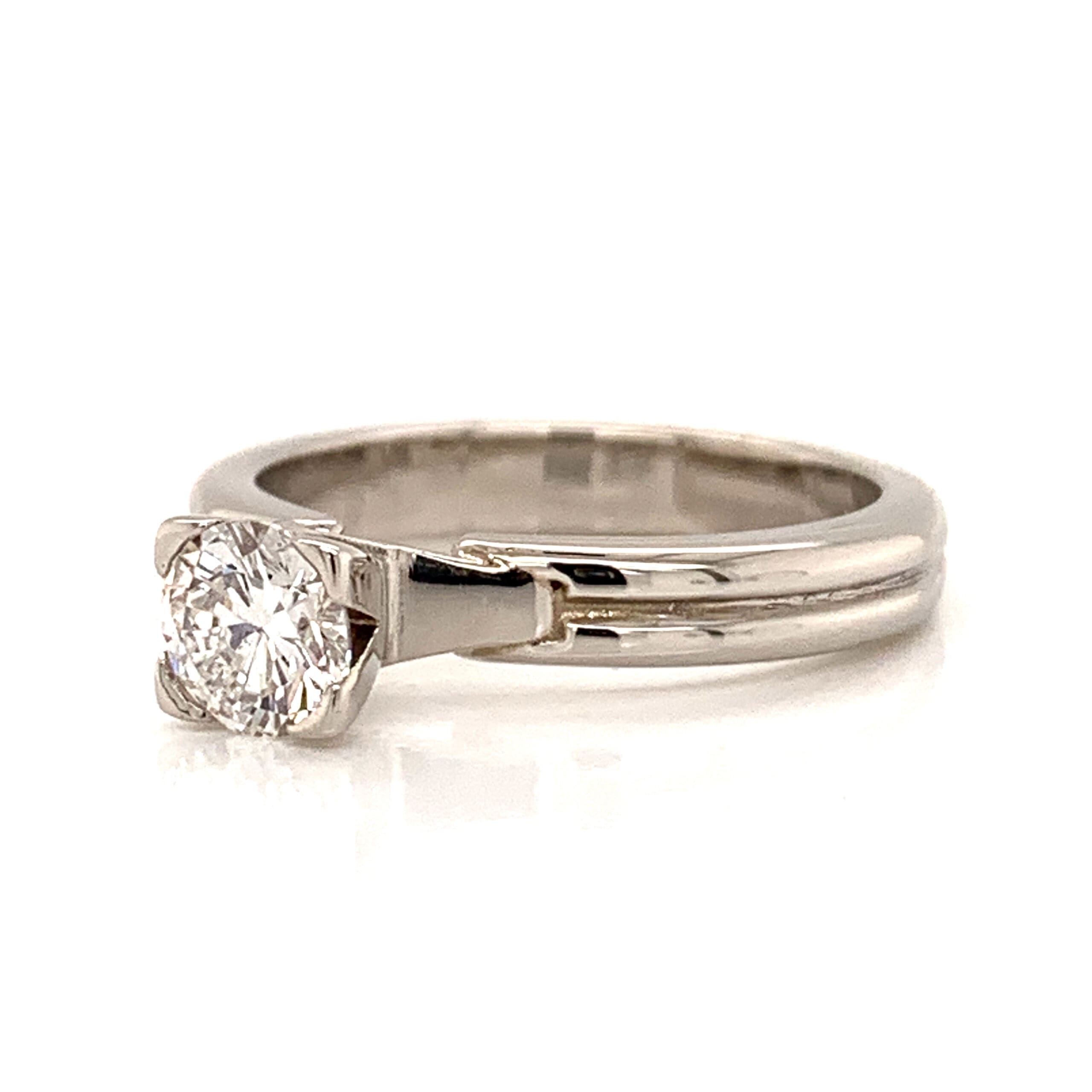 Platinum 0.60ct Diamond Solitaire Ring