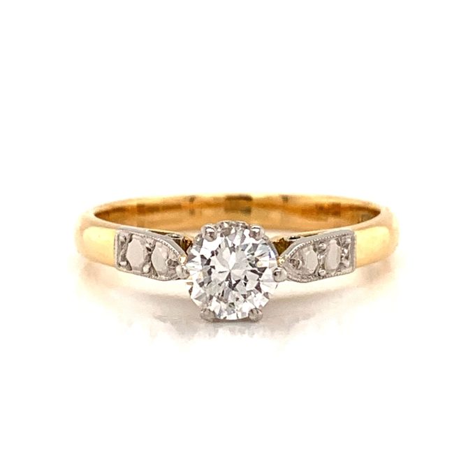 Vintage 0.50ct Diamond Solitaire Ring