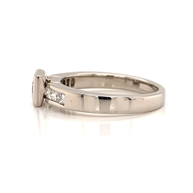 Platinum 0.70ct Princess Diamond Solitaire Ring