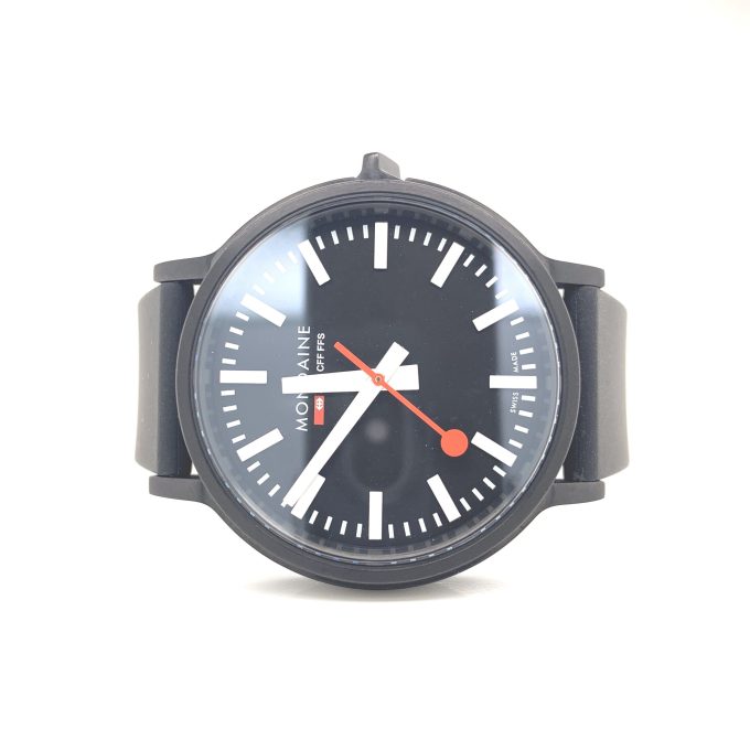 Mondaine Black Stop2go