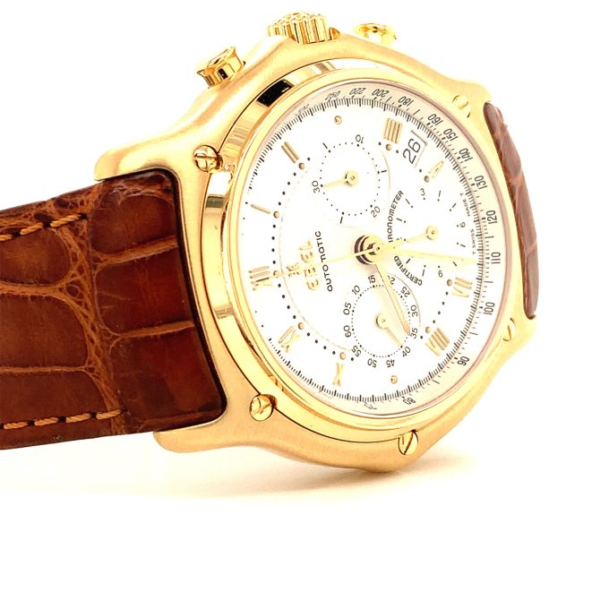 Ebel 18 Carat Gold Chronograph Watch 8137241