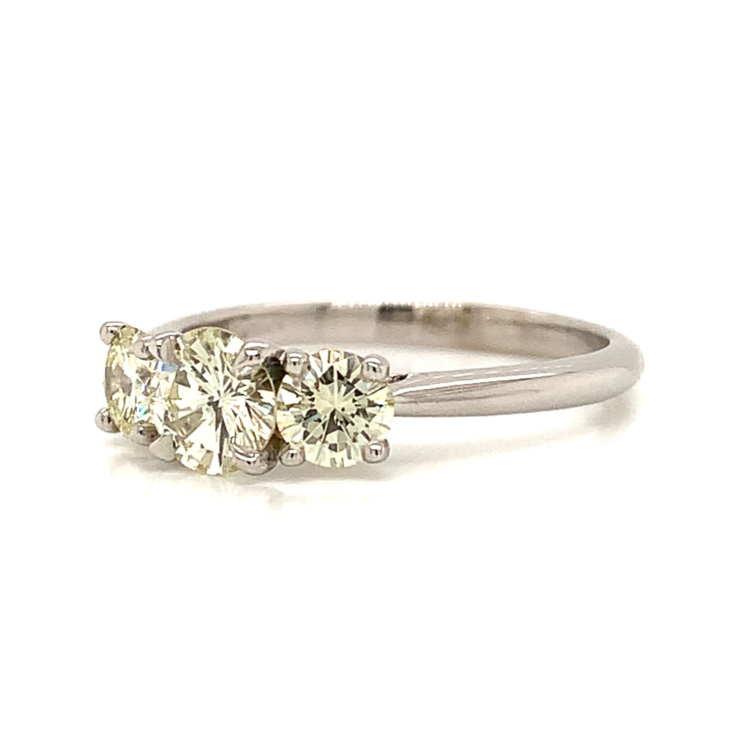 1.00ct Diamond Trilogy Ring