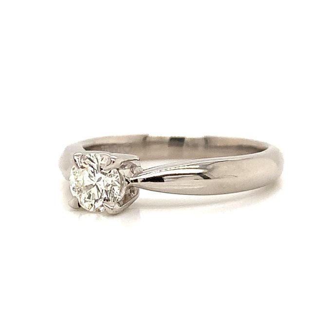 0.40ct Diamond Platinum Solitaire Ring