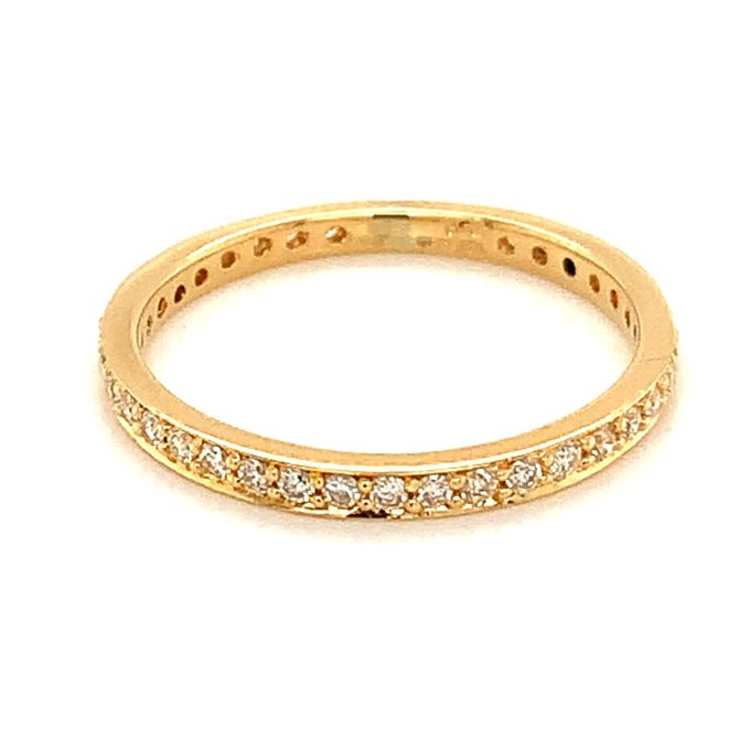Yellow Gold Diamond Eternity Ring