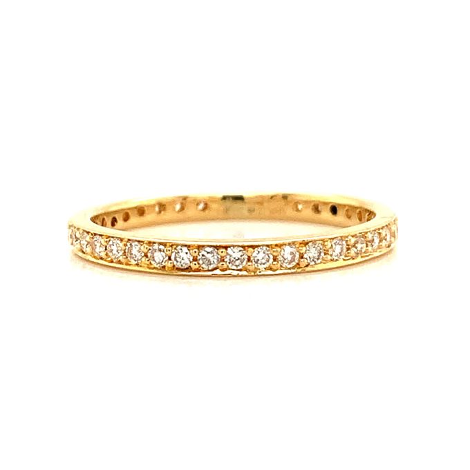 Yellow Gold Diamond Eternity Ring