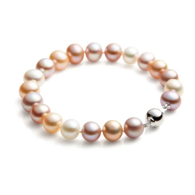 Jersey Pearl Multi Hue Bracelet