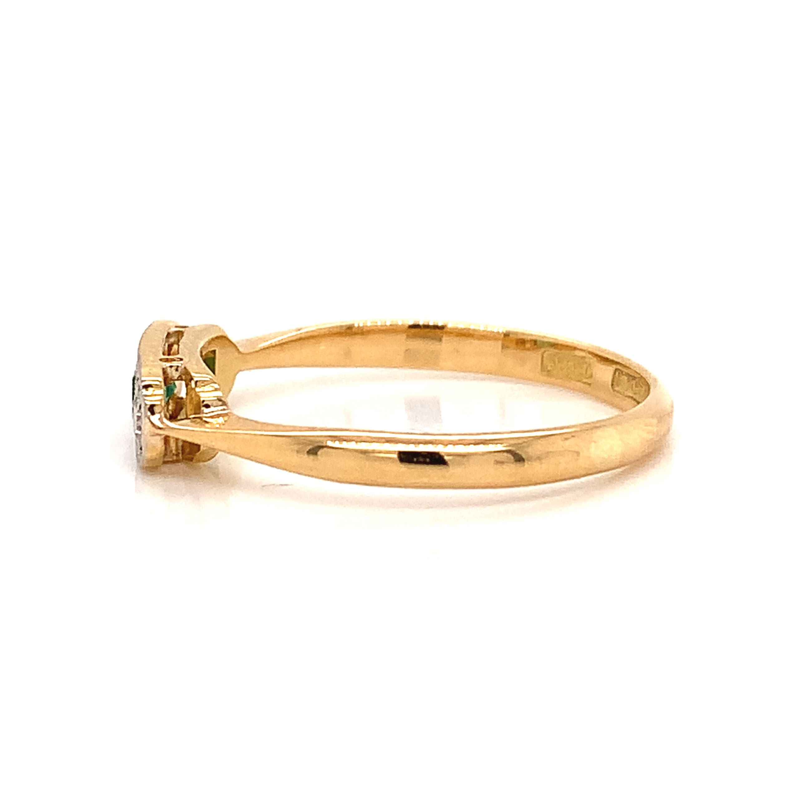 Vintage Emerald and Diamond Ring