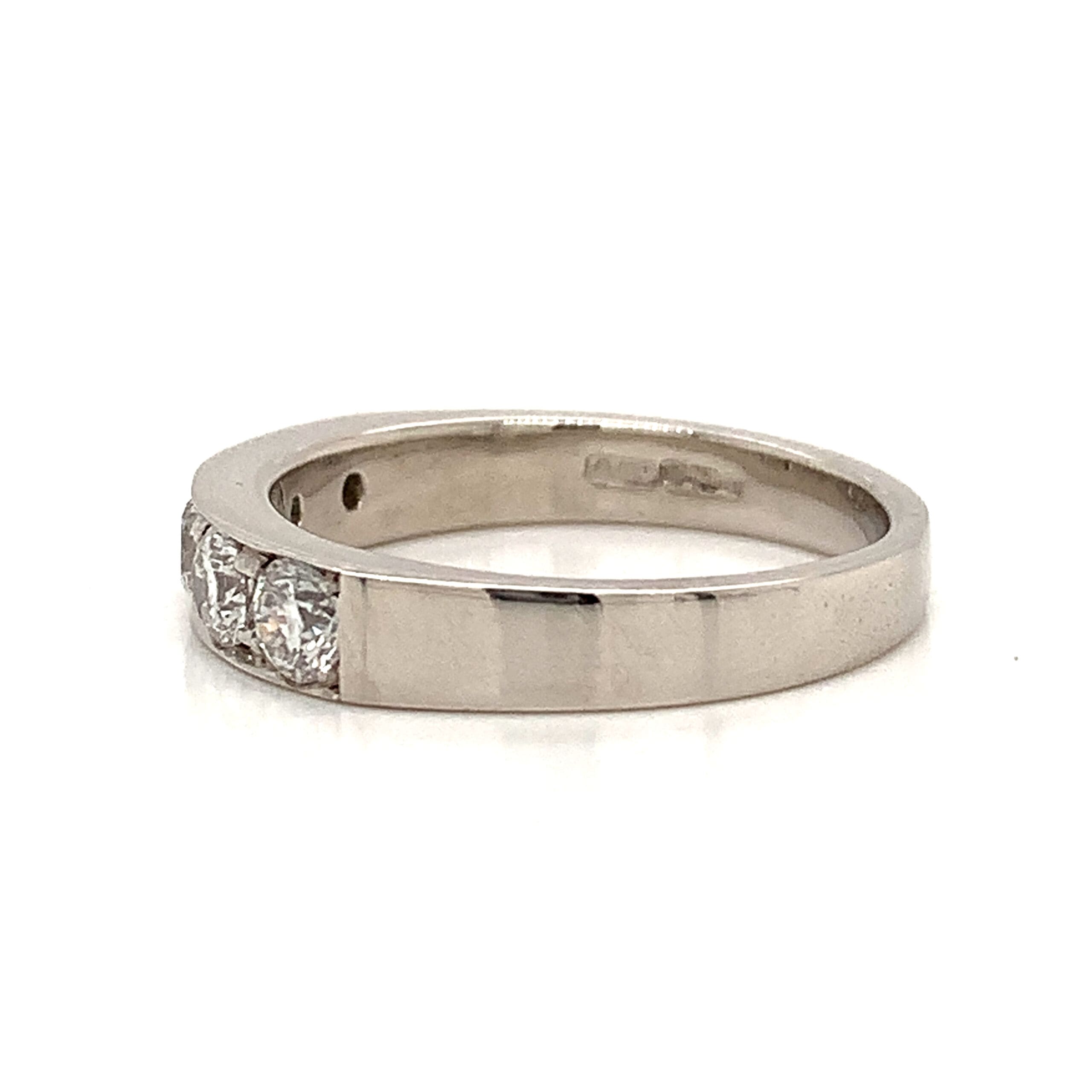 18ct Gold Five Diamond Band Ring