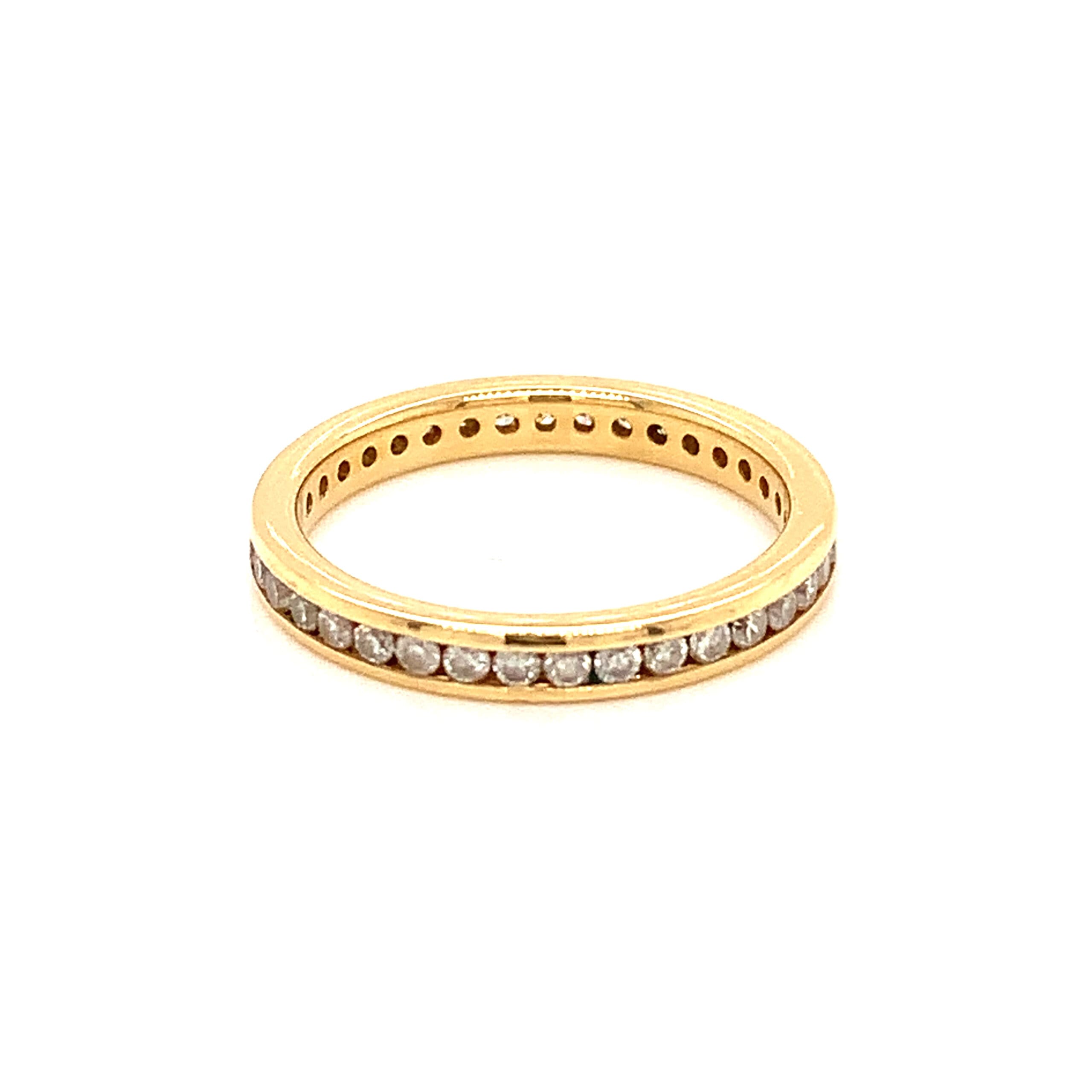 Yellow Gold Diamond Full Eternity Ring